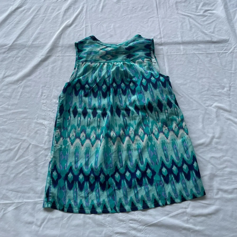 H&M Sleeveless Ikat Style Blouse, 6 - Picture 2 of 3